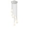 Z-Lite Farrell 7 Light Chandelier, 18in. W x 11in. H, Brushed Nickel 3043P6-7R-BN - alternate 8